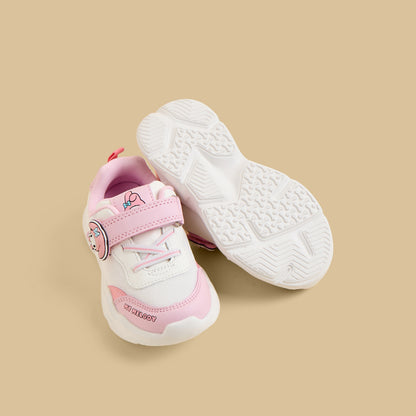 My Melody Applique Sports Shoes with Hook and Loop Closure