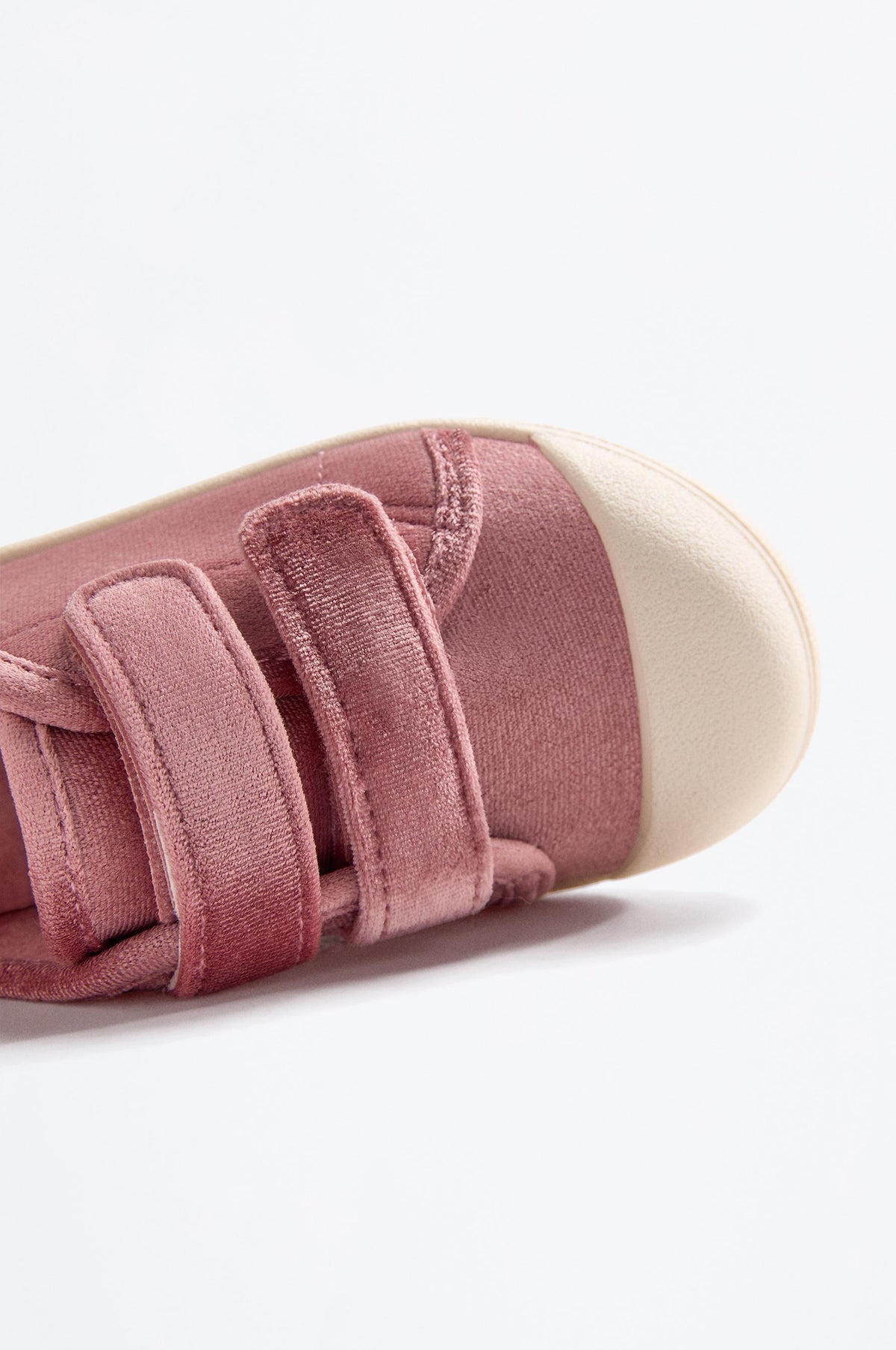 Velvet toecap slipper