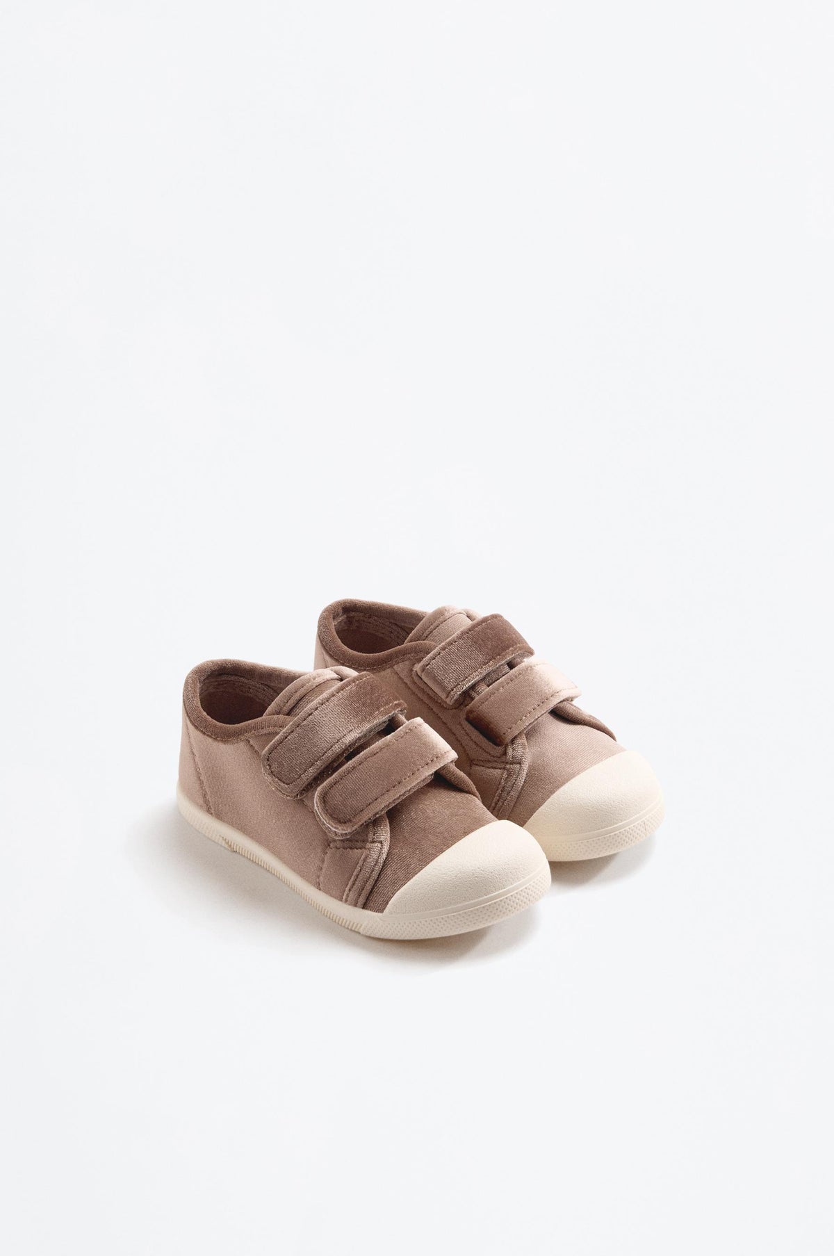 Velvet toecap slipper