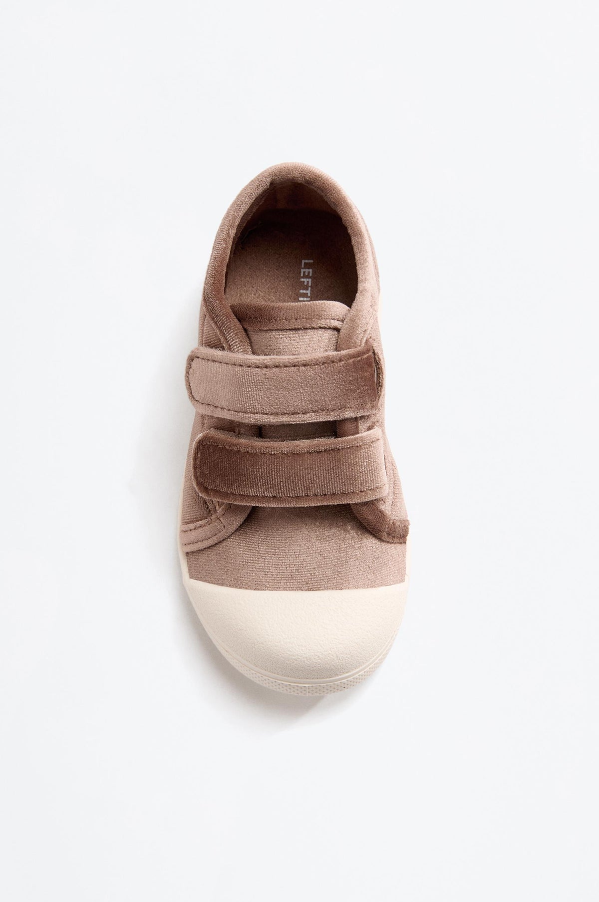 Velvet toecap slipper