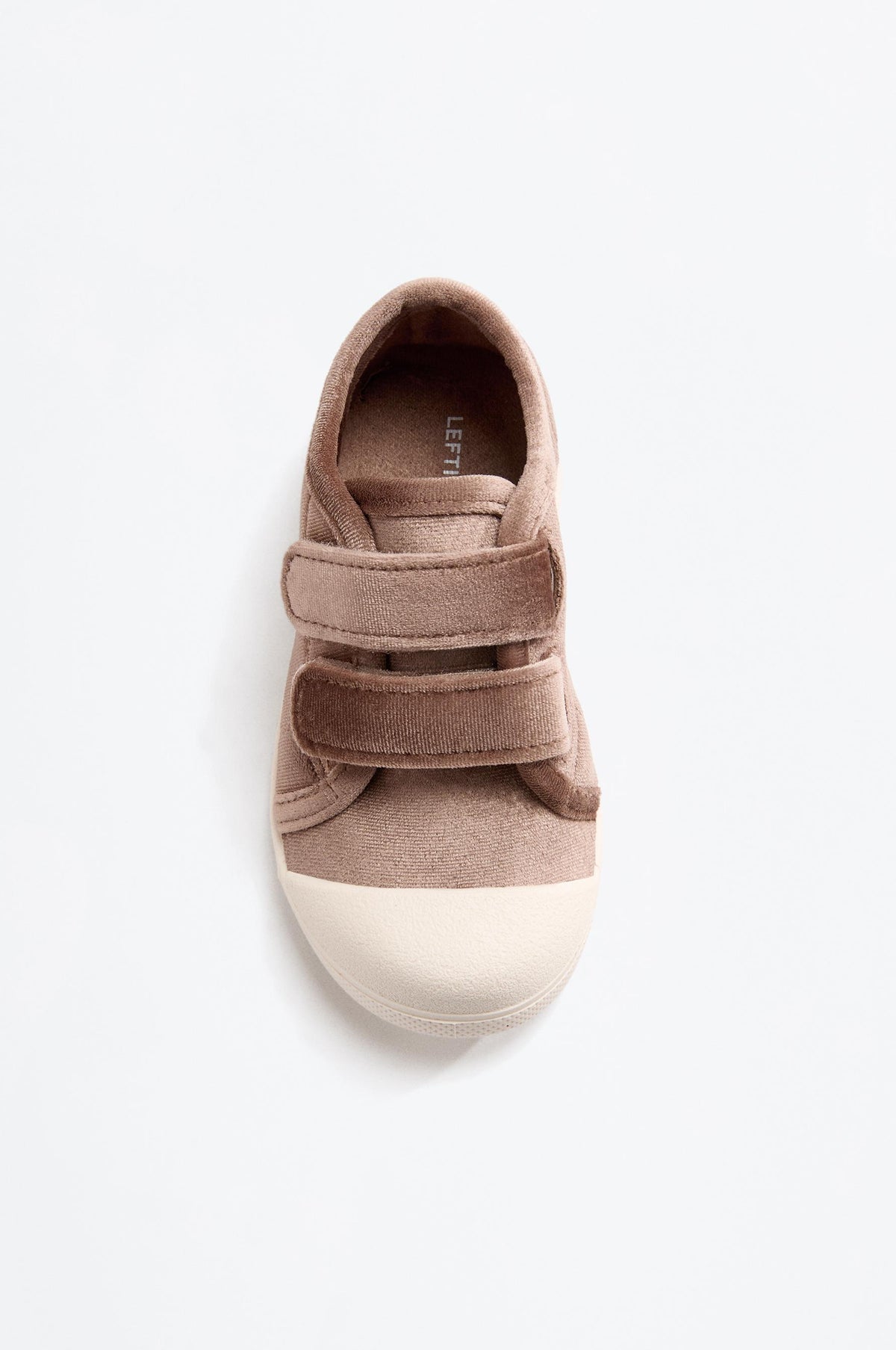 Velvet toecap slipper