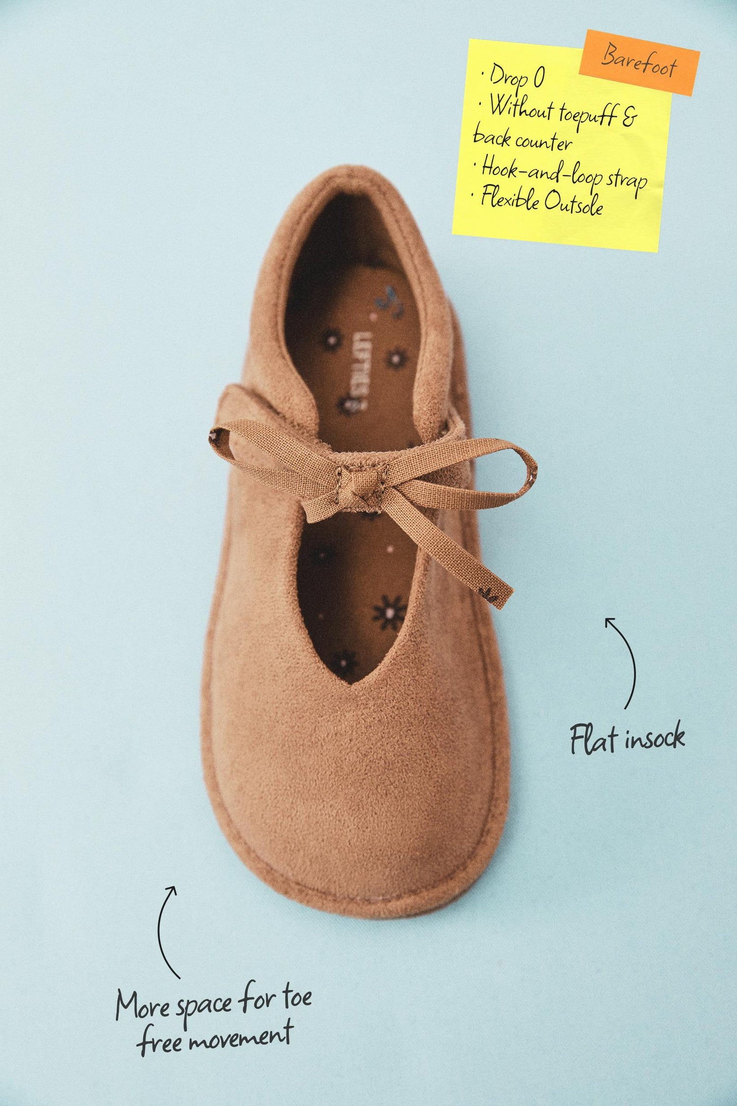 Barefoot bow ballet flats