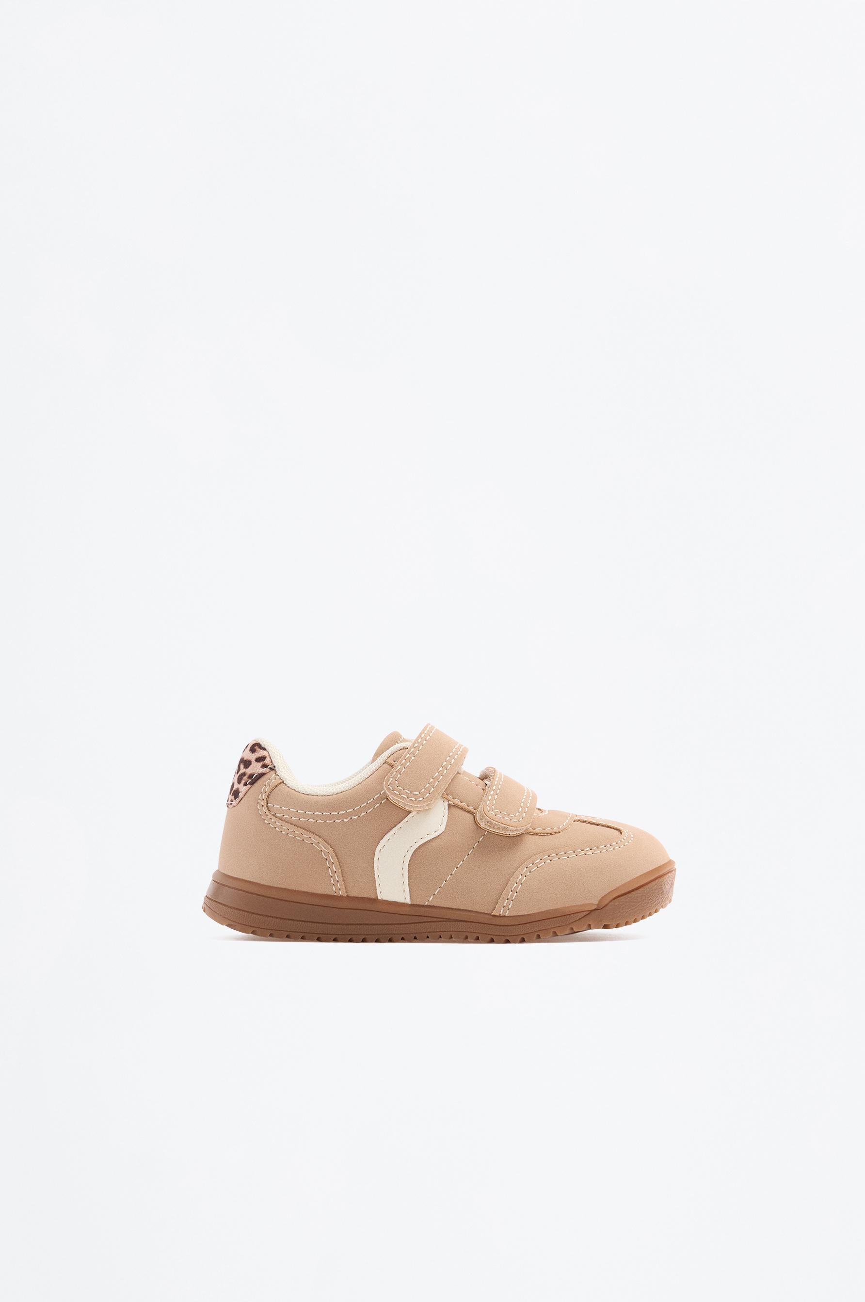 Retro animal print sneakers