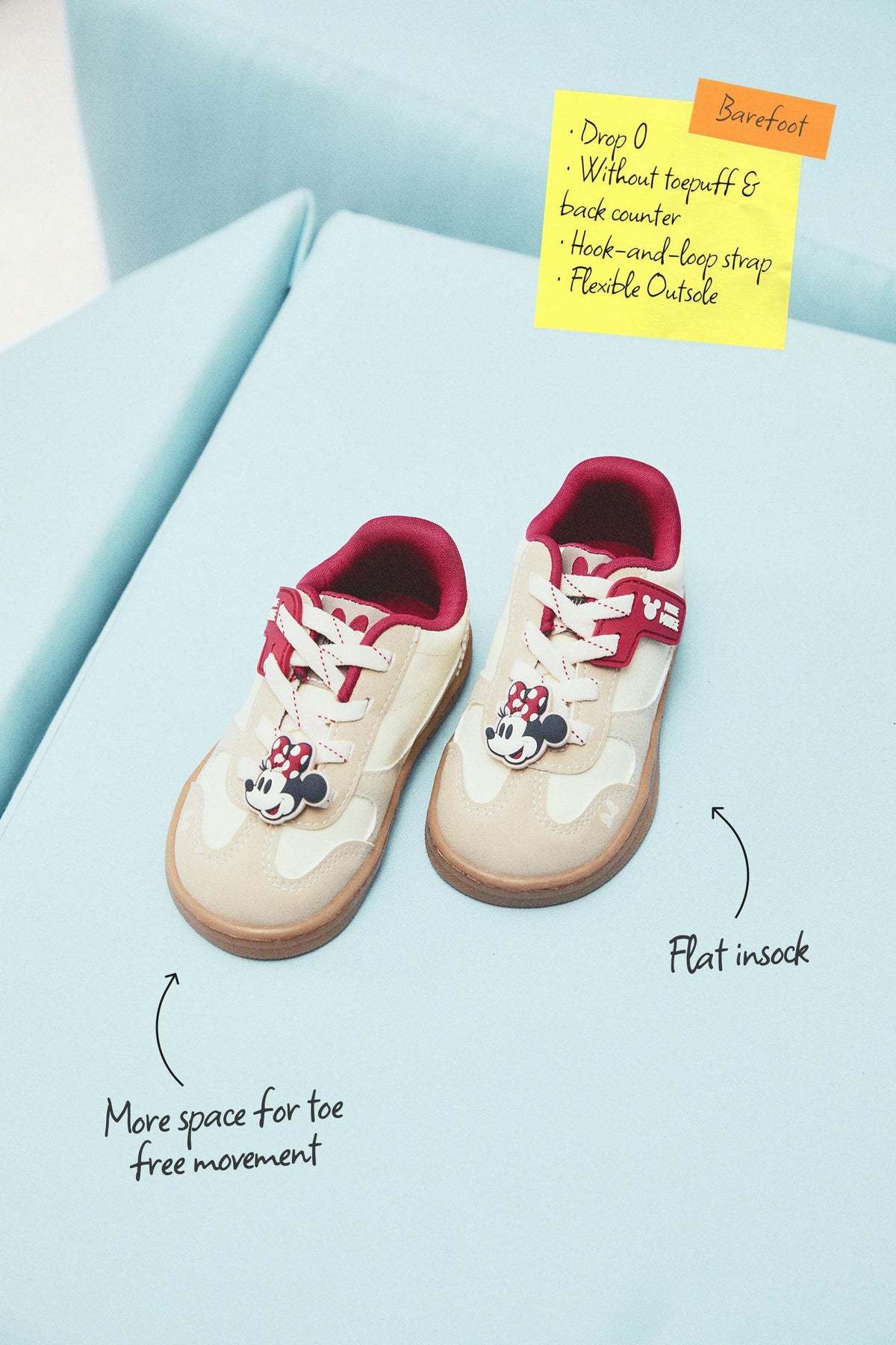 Minnie Mouse ©Disney Barefoot Sneakers