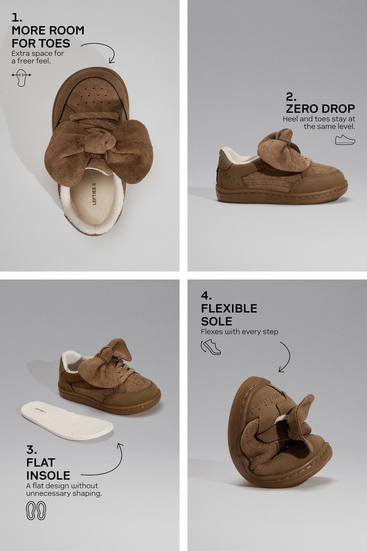 Barefoot bow slippers