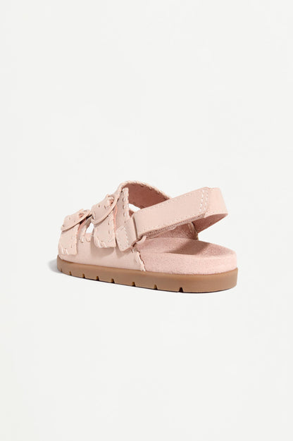 COMFORT BUCKLE SANDALS - PALE PINK / 20