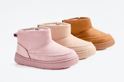 Lined faux fur boot