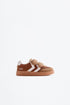 Hummel suede corduroy sneaker - BROWN / 23