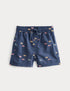 Fish Embroidered Navy Swim Shorts (0-5 Yrs) - NAVY MIX / 12-18 Months