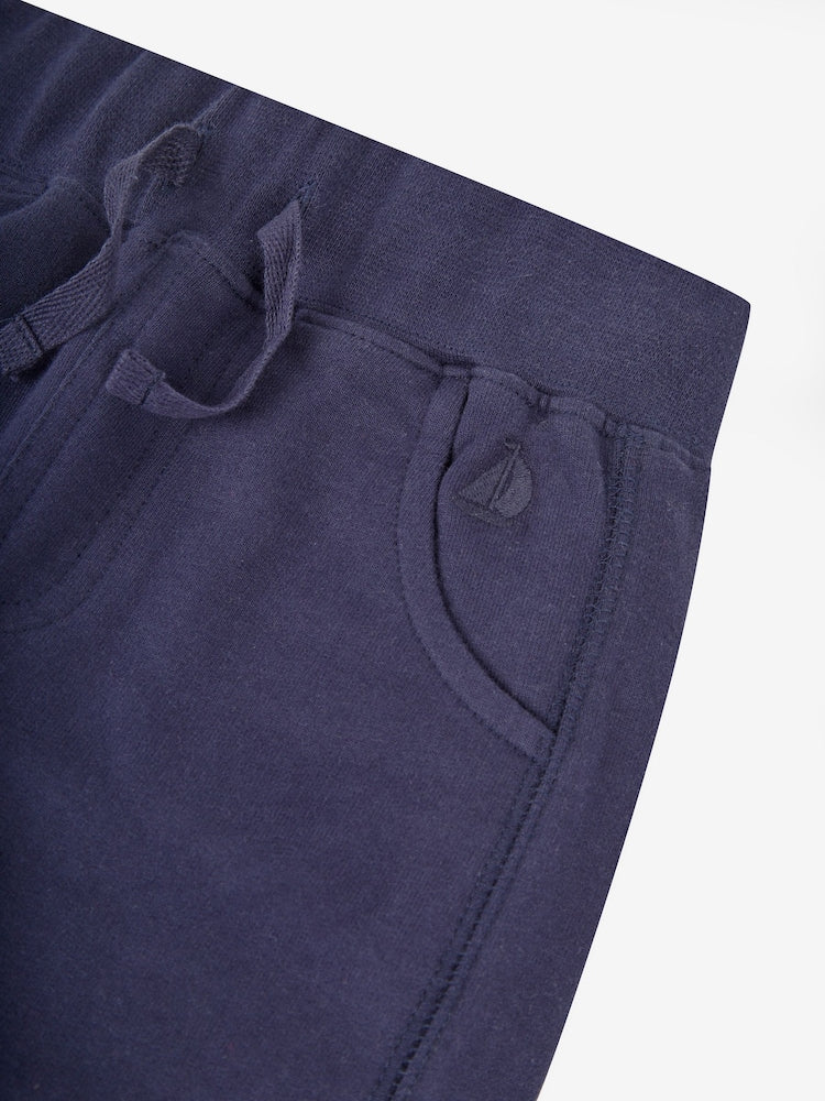 JoJo Maman Bébé Indigo Blue &amp; Navy Blue 2-Pack Cargo Joggers - Size Up To 3 Months (50 - 62cm)
