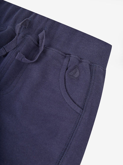 JoJo Maman Bébé Indigo Blue &amp; Navy Blue 2-Pack Cargo Joggers - Size Up To 3 Months (50 - 62cm)