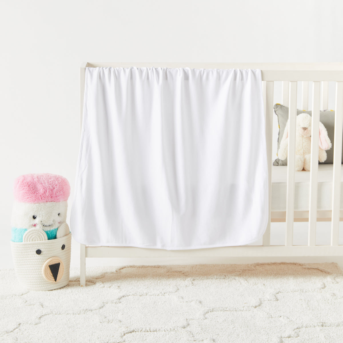 Juniors Solid Receiving Blanket - 88x80 cm