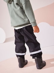 Black Waterproof Trousers (9mths-10yrs) - Size 9-12 Months (74-80cm)