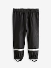 Black Waterproof Trousers (9mths-10yrs) - Size 9-12 Months (74-80cm)