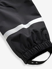 Black Waterproof Trousers (9mths-10yrs) - Size 9-12 Months (74-80cm)