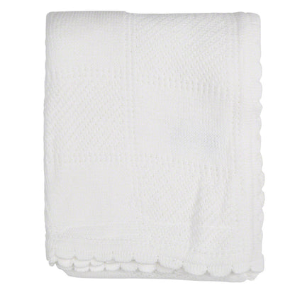 Juniors Knitted Cellular Blanket