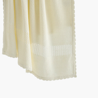 Juniors Knitted Cellular Blanket