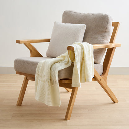 Juniors Knitted Cellular Blanket