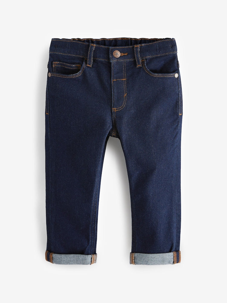 Denim Dark Blue Regular Fit Comfort Stretch Jeans (3mths-7yrs)