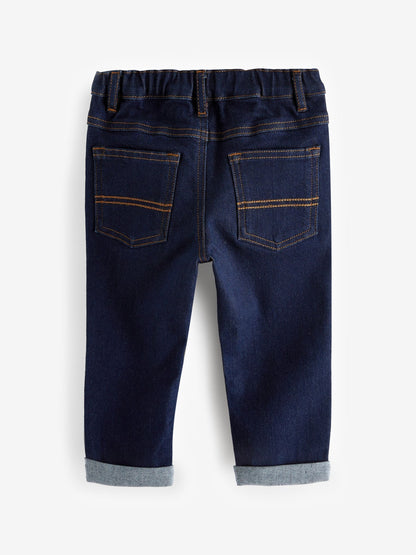 Denim Dark Blue Regular Fit Comfort Stretch Jeans (3mths-7yrs) - Size 3-6 Months (62-68cm)