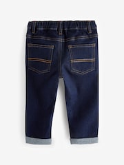 Denim Dark Blue Regular Fit Comfort Stretch Jeans (3mths-7yrs) - Size 3-6 Months (62-68cm)