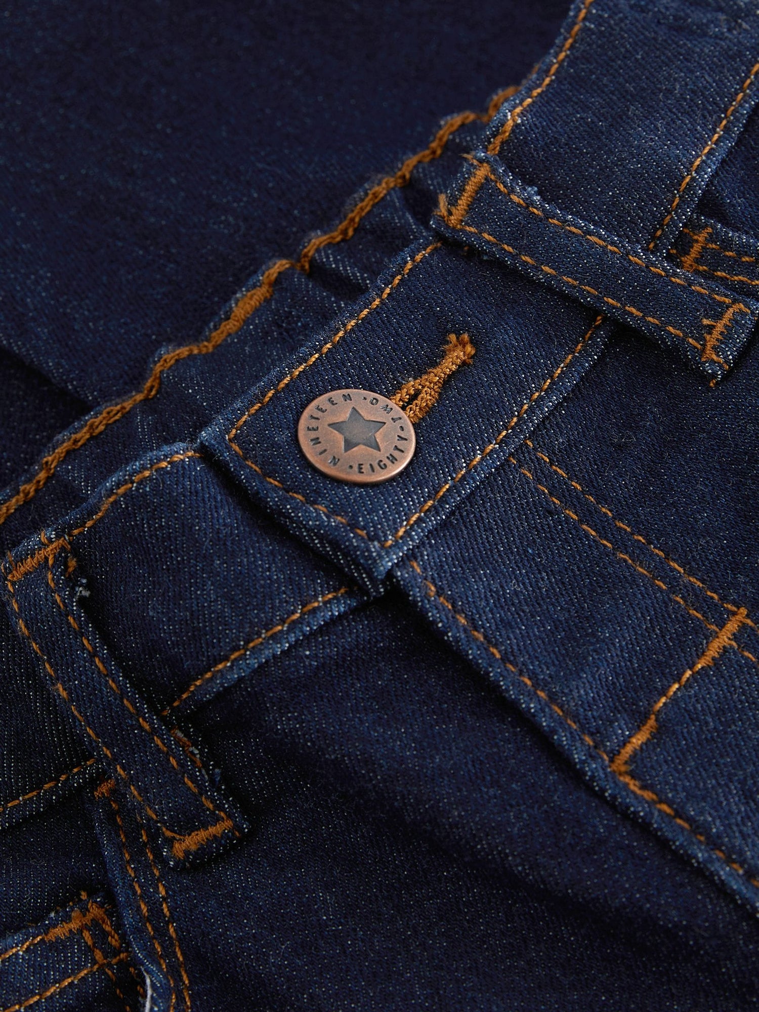 Denim Dark Blue Regular Fit Comfort Stretch Jeans (3mths-7yrs) - Size 3-6 Months (62-68cm)