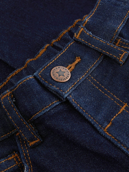 Denim Dark Blue Regular Fit Comfort Stretch Jeans (3mths-7yrs) - Size 3-6 Months (62-68cm)