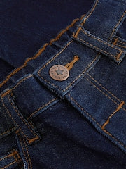 Denim Dark Blue Regular Fit Comfort Stretch Jeans (3mths-7yrs) - Size 3-6 Months (62-68cm)