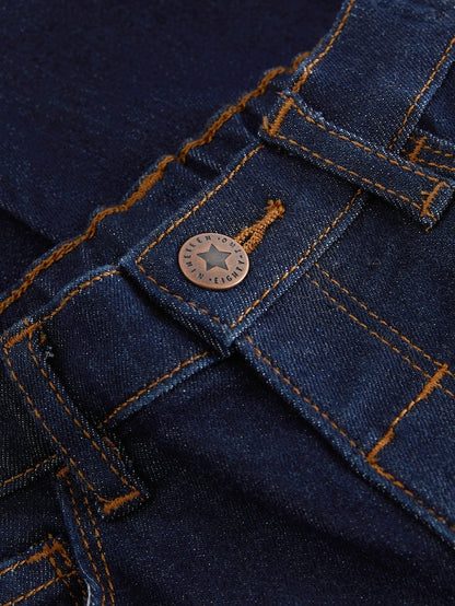 Denim Dark Blue Regular Fit Comfort Stretch Jeans (3mths-7yrs) - Size 3-6 Months (62-68cm)