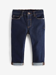 Denim Dark Blue Regular Fit Comfort Stretch Jeans (3mths-7yrs) - Size 3-6 Months (62-68cm)