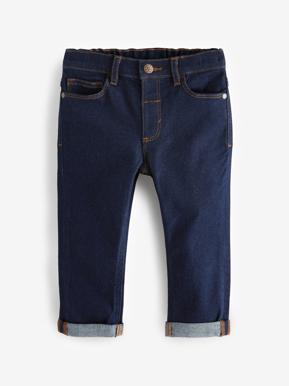 Denim Dark Blue Regular Fit Comfort Stretch Jeans (3mths-7yrs) - Size 3-6 Months (62-68cm) - Default 1