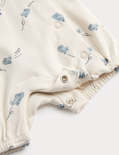 3 Pack Pure Cotton Rompers (7lbs-3 Yrs)