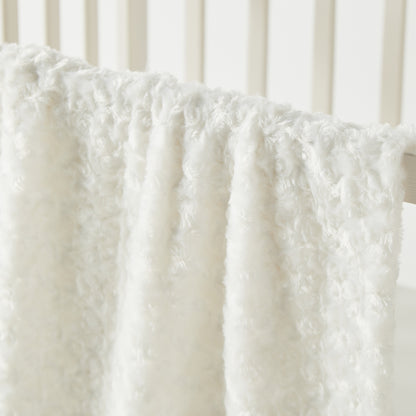 Juniors Swirl Textured Blanket - 76x76 cms