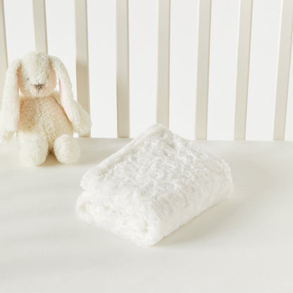 Juniors Swirl Textured Blanket - 76x76 cms
