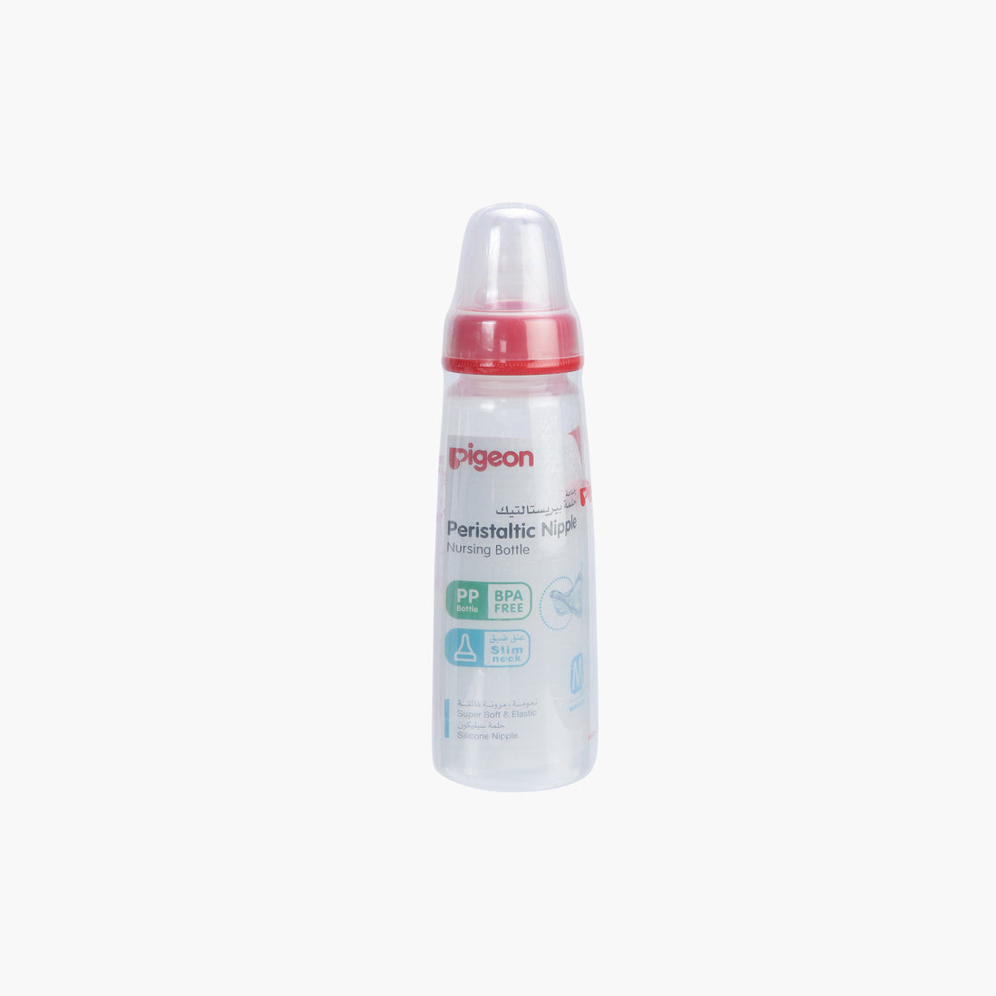 Pigeon Peristaltic Nipple Bottle - 240 ml - HomeBabyFeedingFeeding BottlesBottles &amp; Teats