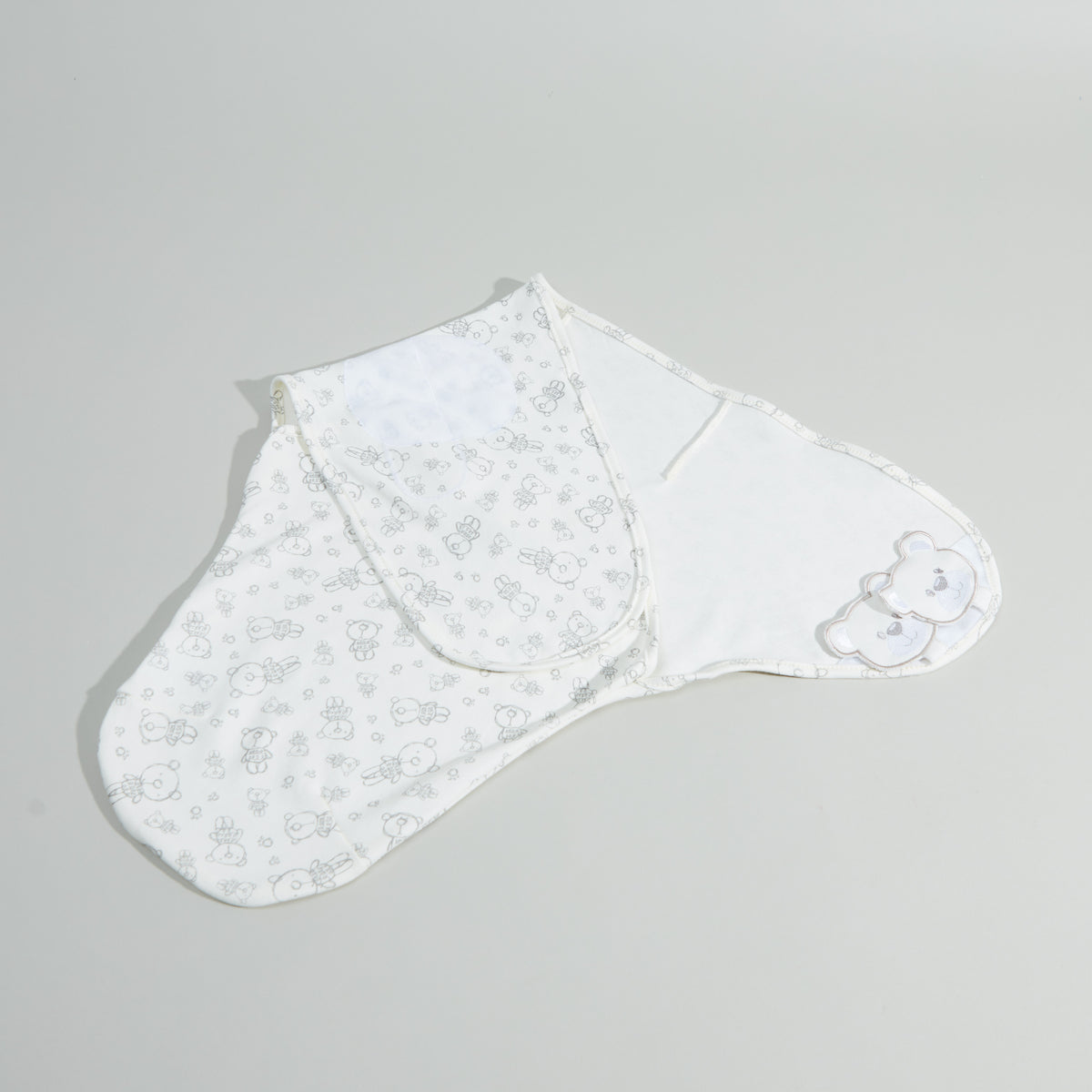 Juniors Bear Printed Baby Cuddle Wrap