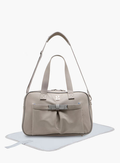 Giggles Solid Diaper Bag with Zip Closure and Double Handle-baby-gear-diaperbags-image-1