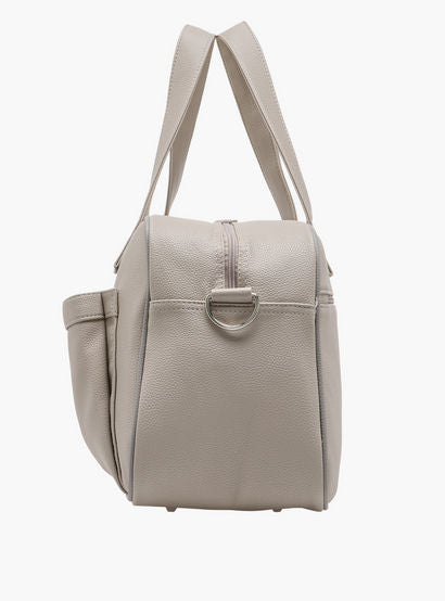 Giggles Solid Diaper Bag with Zip Closure and Double Handle-baby-gear-diaperbags-image-5