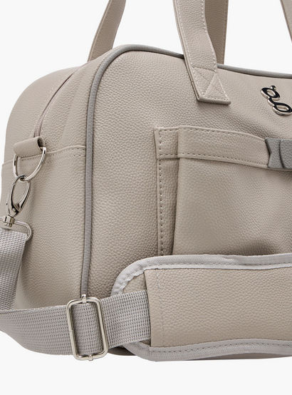 Giggles Solid Diaper Bag with Zip Closure and Double Handle-baby-gear-diaperbags-image-7