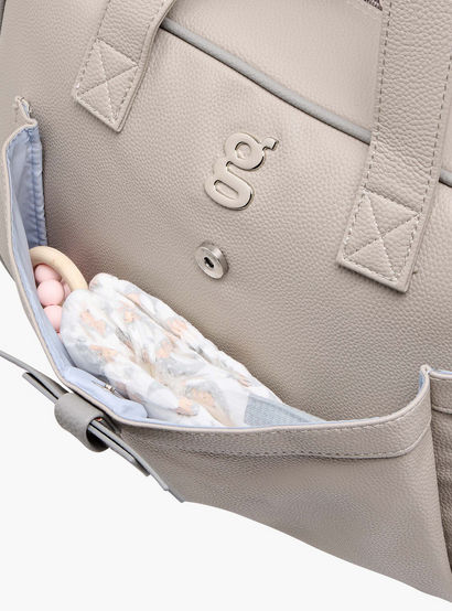 Giggles Solid Diaper Bag with Zip Closure and Double Handle-baby-gear-diaperbags-image-8