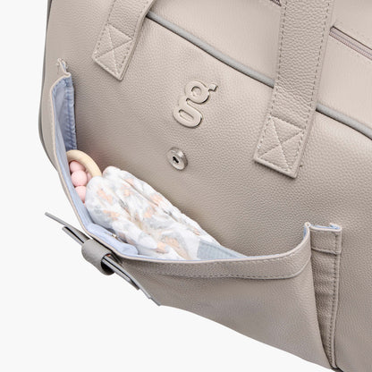 Giggles Solid Diaper Bag with Zip Closure and Double Handle
