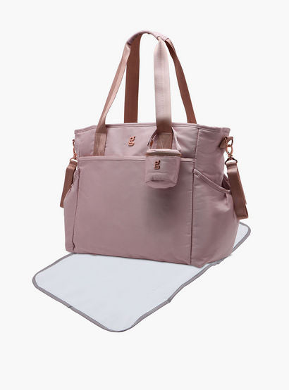 Giggles Textured Diaper Bag with Zip Closure-baby-gear-diaperbags-image-1