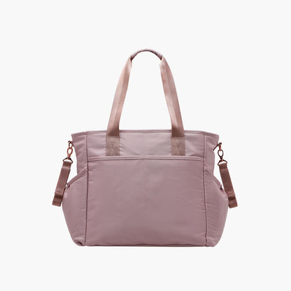 Giggles Textured Diaper Bag with Zip Closure