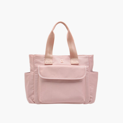 Giggles Diaper Bag with Logo Detail - Gold