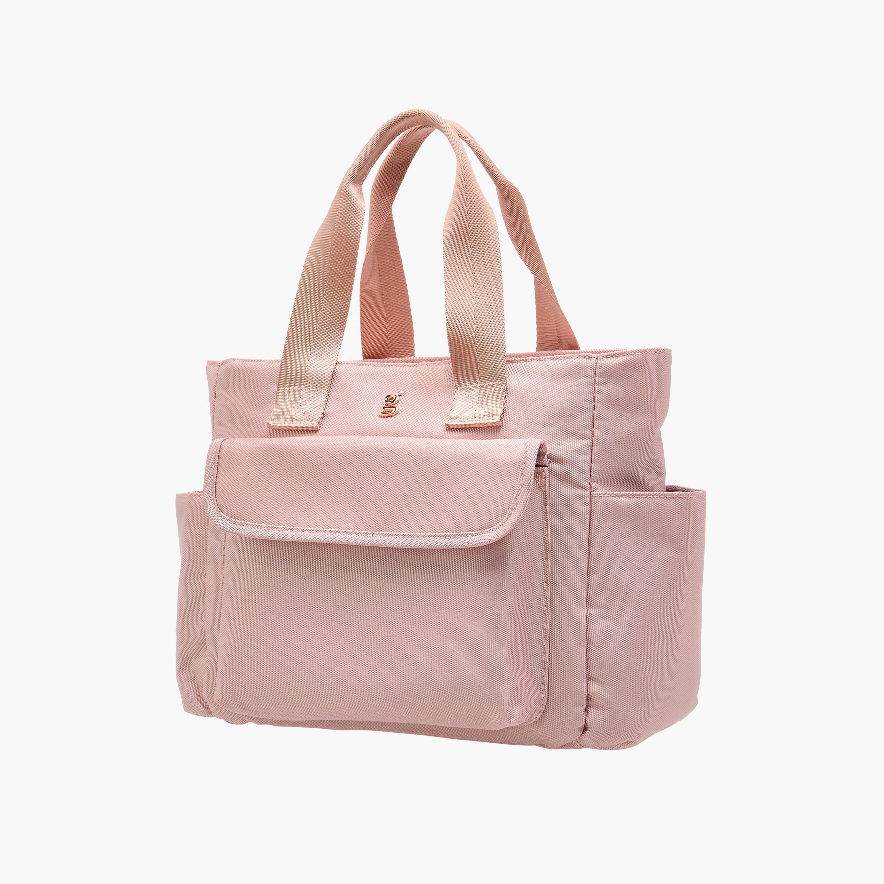 Giggles Diaper Bag with Logo Detail