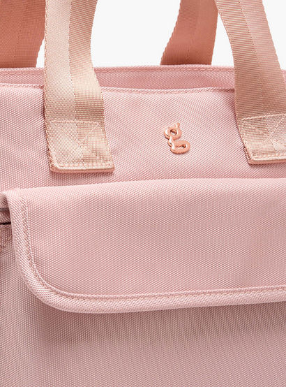 Giggles Diaper Bag with Logo Detail-baby-gear-diaperbags-image-4