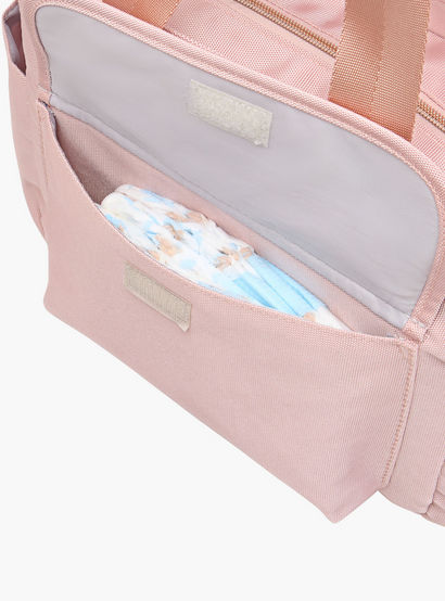 Giggles Diaper Bag with Logo Detail-baby-gear-diaperbags-image-5