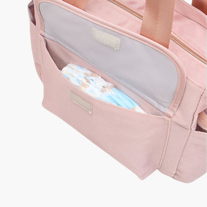 Giggles Diaper Bag with Logo Detail