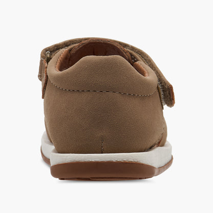 Juniors Solid Sandals with Hook and Loop Closure