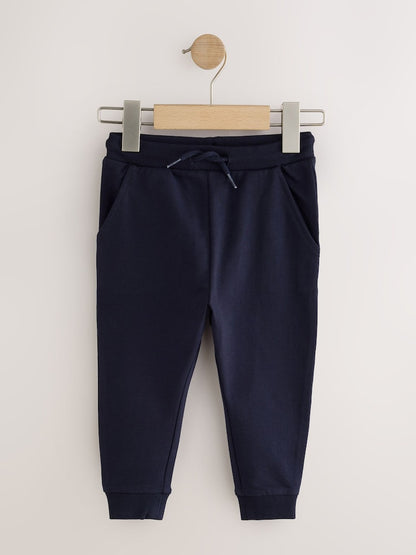 Black/Navy/Grey Skinny Fit Joggers 5 Pack (3mths-7yrs)